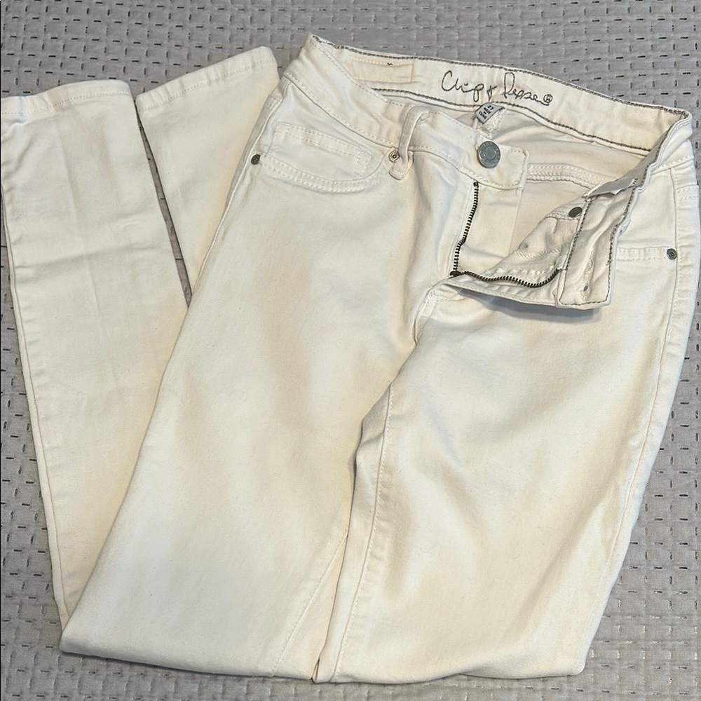 Chip & Pepper Women's Cream Jeans